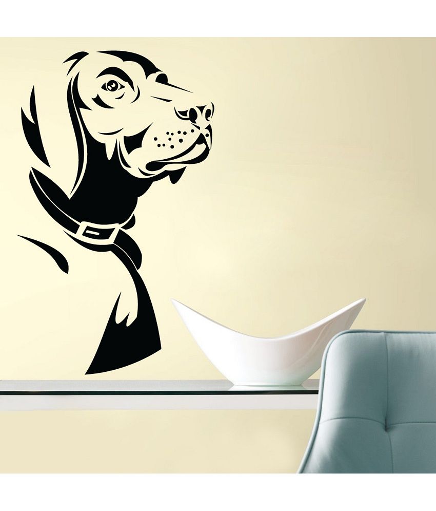 Decor Kafe Dog In A Innocent Pose Wall Decal Decor Kafe Dog In A Innocent Pose Wall Decal At Best S India On Snapdeal