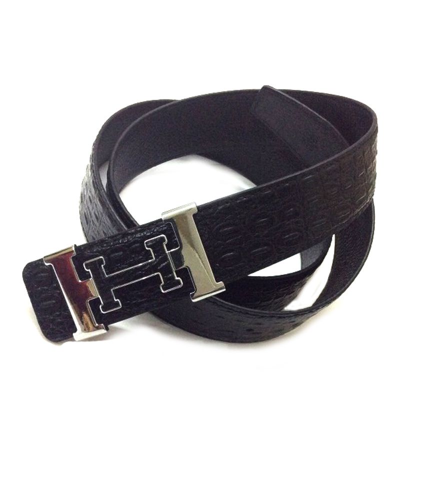 Hermes Black Leather Belt: Buy Online at Low Price in India - Snapdeal