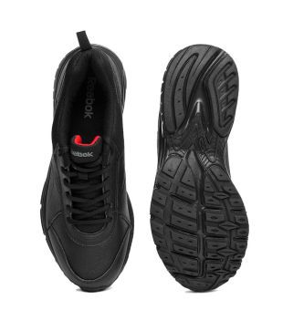 Reebok Black Synthetic Leather Sport 