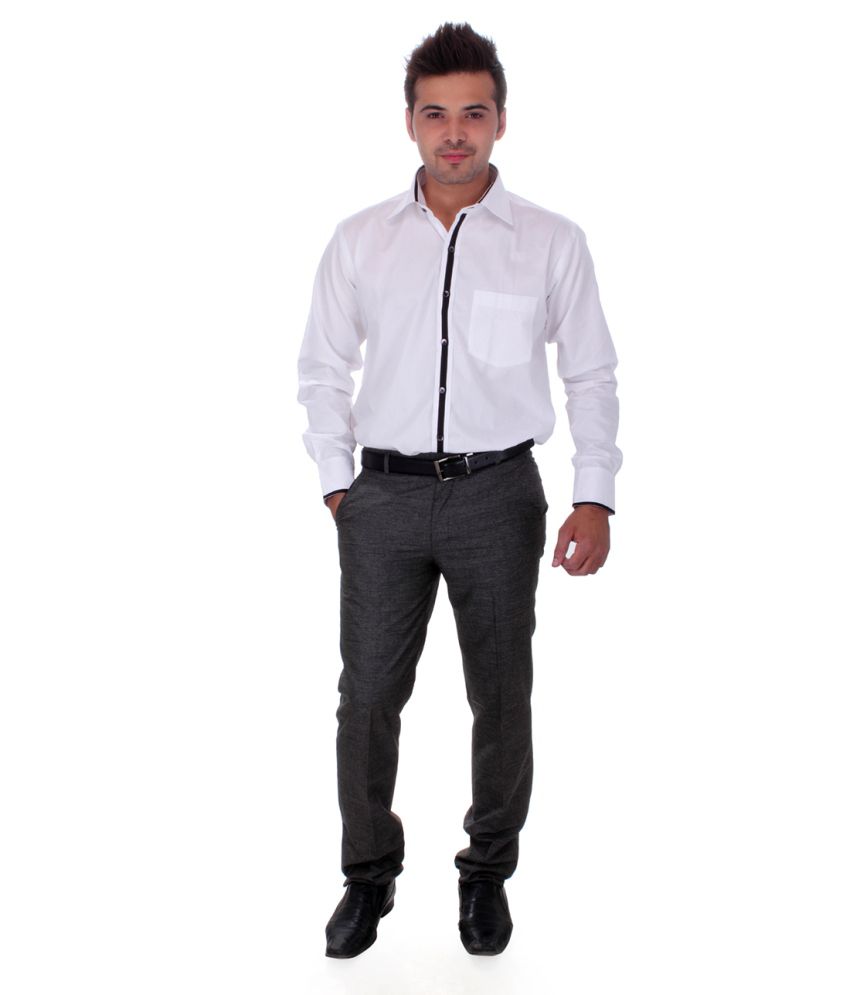 Cobb White Slim Fit Shirts - Buy Cobb White Slim Fit Shirts Online at ...