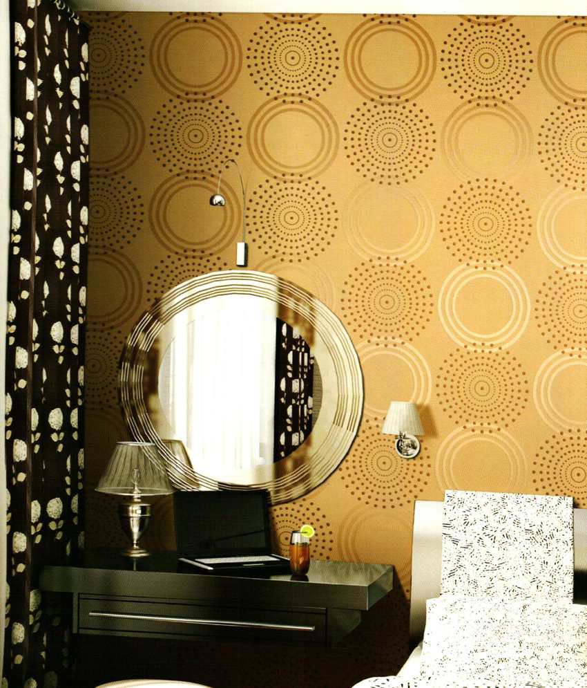 Buy Puffin Light Brown Fancy Wallpaper Online At Low Price In