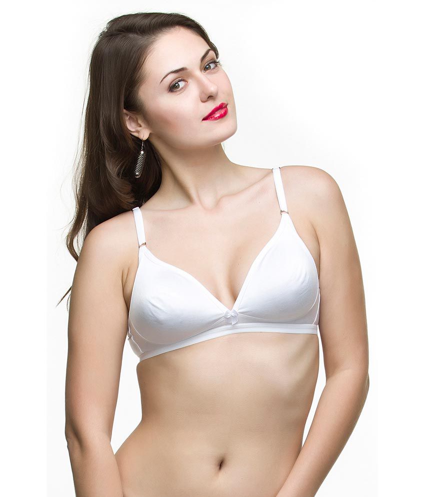 Buy College Girl White Seemless Bra Online At Best Prices In Ind