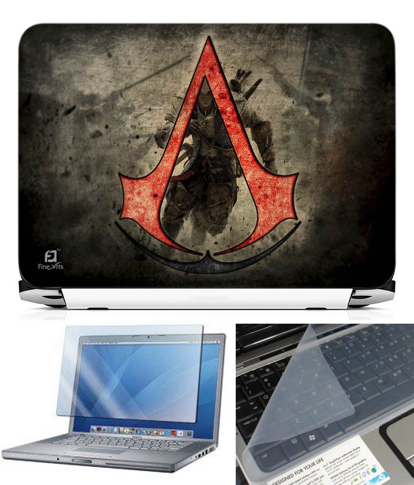     			Finest 3 In 1 Laptop Skin Pack - Gaming Series Ls1865