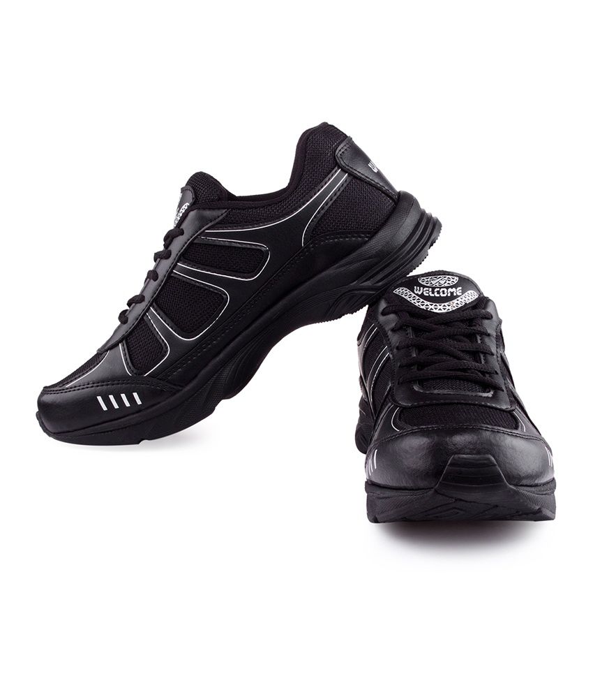 Welcome Pure Jogger Sj Two Black D Gray Sports Shoes - Buy Welcome Pure ...