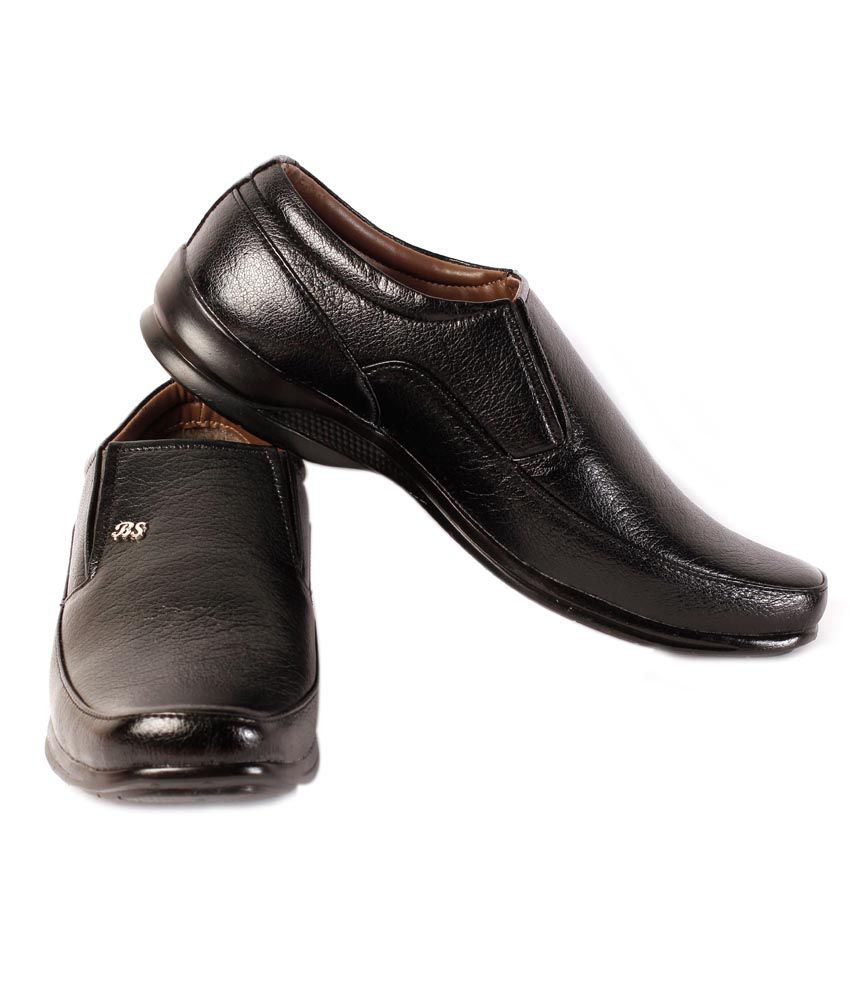 Shoes'n'style Black Leather Formal 