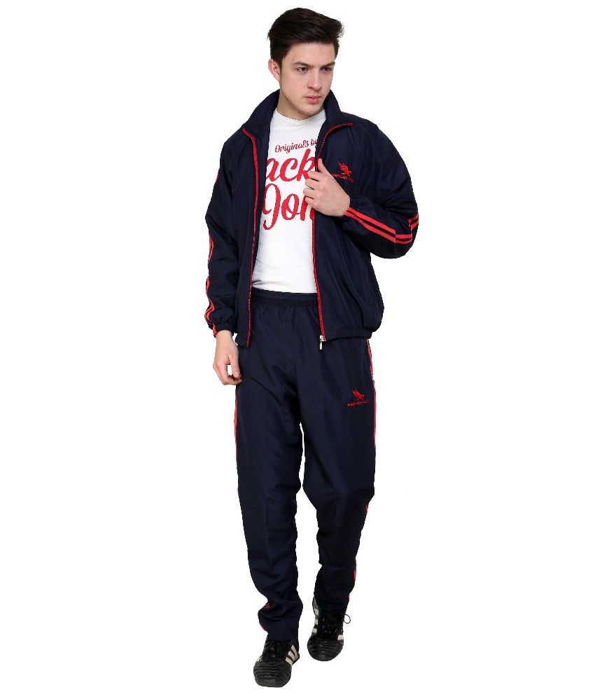American Cult Blue Polyester Tracksuit - Buy American Cult Blue ...