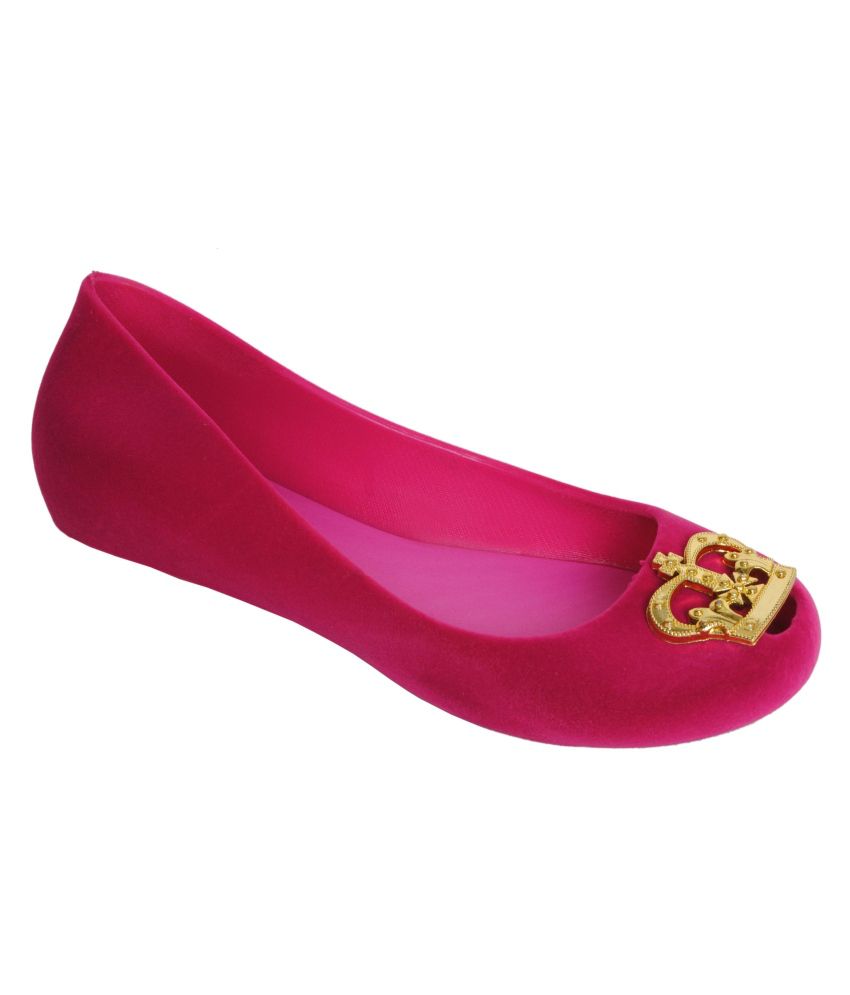 Comfort Steps Unique Hot Pink Ballerinas Price in India- Buy Comfort ...