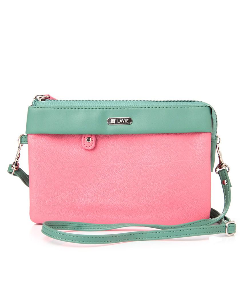 Lavie L04850065022 Pink Sling Bags No - Buy Lavie L04850065022 Pink Sling Bags No Online at Best ...