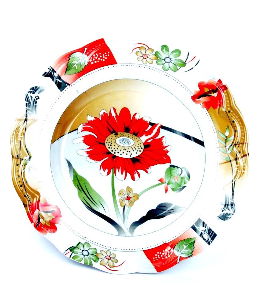 colourful dinner set