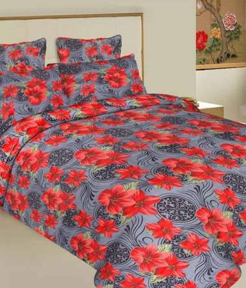 Buyclues Jaipuri Sanagari Printed Double Bed Sheet Buy Buyclues