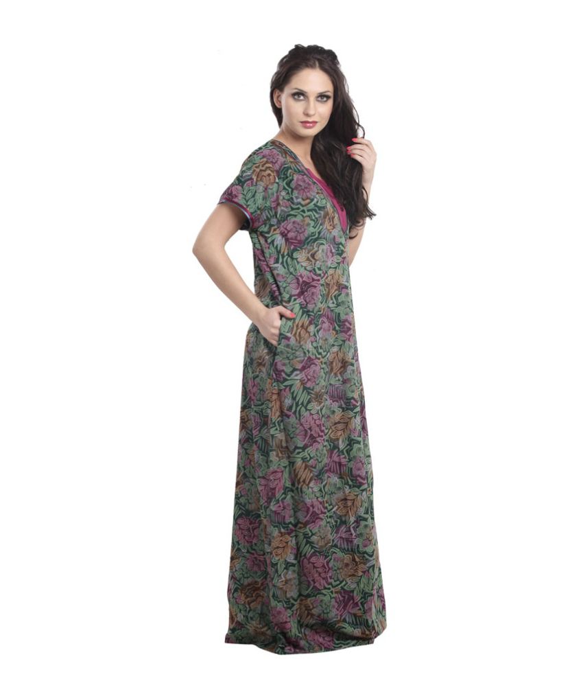 Buy Sukanya Multi Cotton Printed Nighty Online at Best Prices in India ...