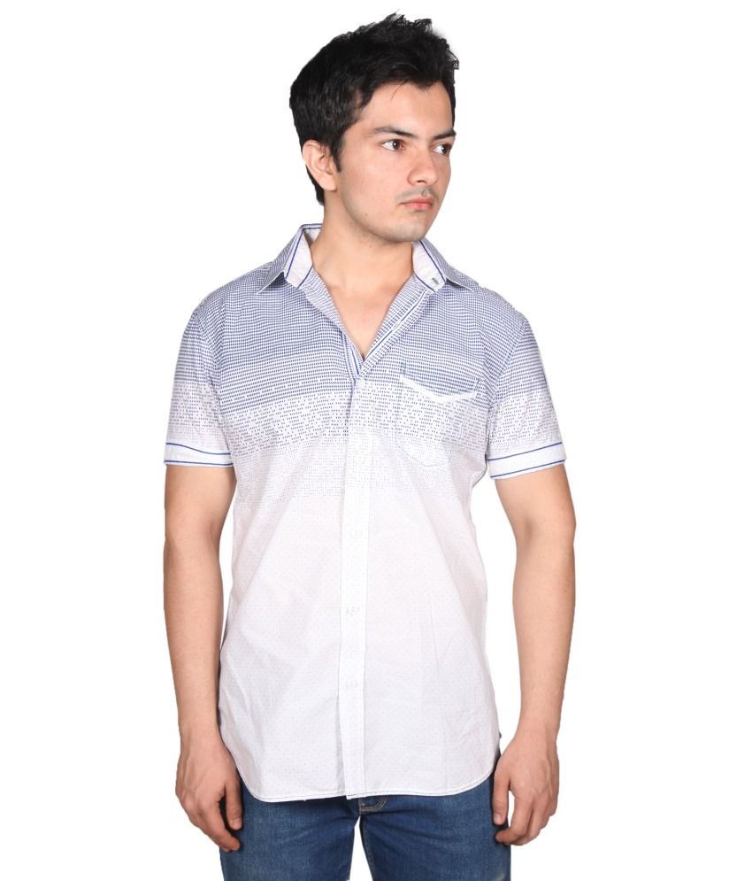 Copperstone Blue Half Sleeve Shirt 