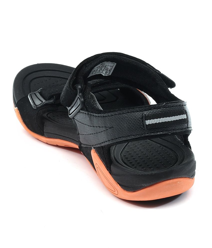 fila black dell sandal