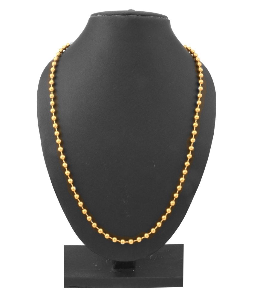 The jewelbox stainless steel classic gold ball chain 22in Buy The