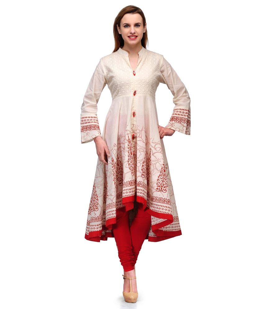 multicolour anarkali suit