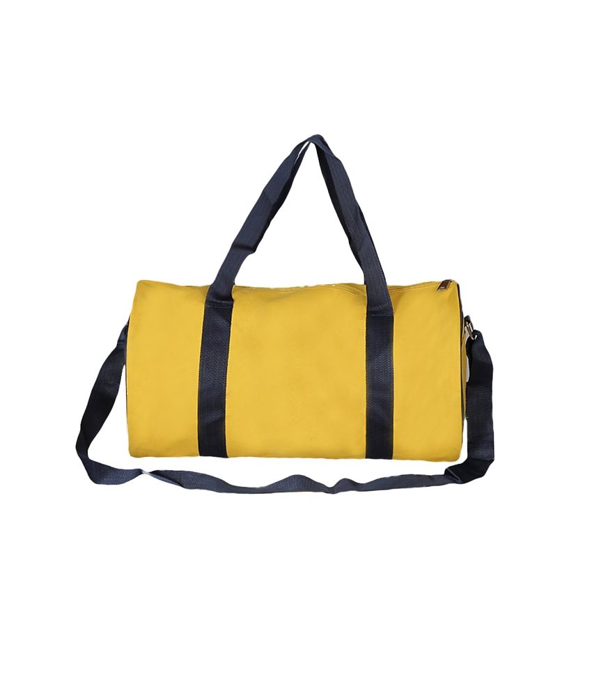 Aquamagica Yellow Canvas Duffle Bags Buy Aquamagica Yellow Canvas Duffle Bags Online at Low