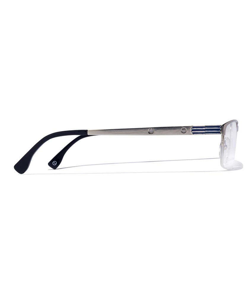 John Jacobs 100647 Silver Rectangle Eyeglasses - Buy John Jacobs 100647 ...