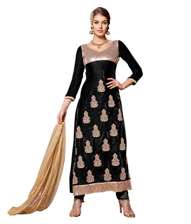 dark colour gown