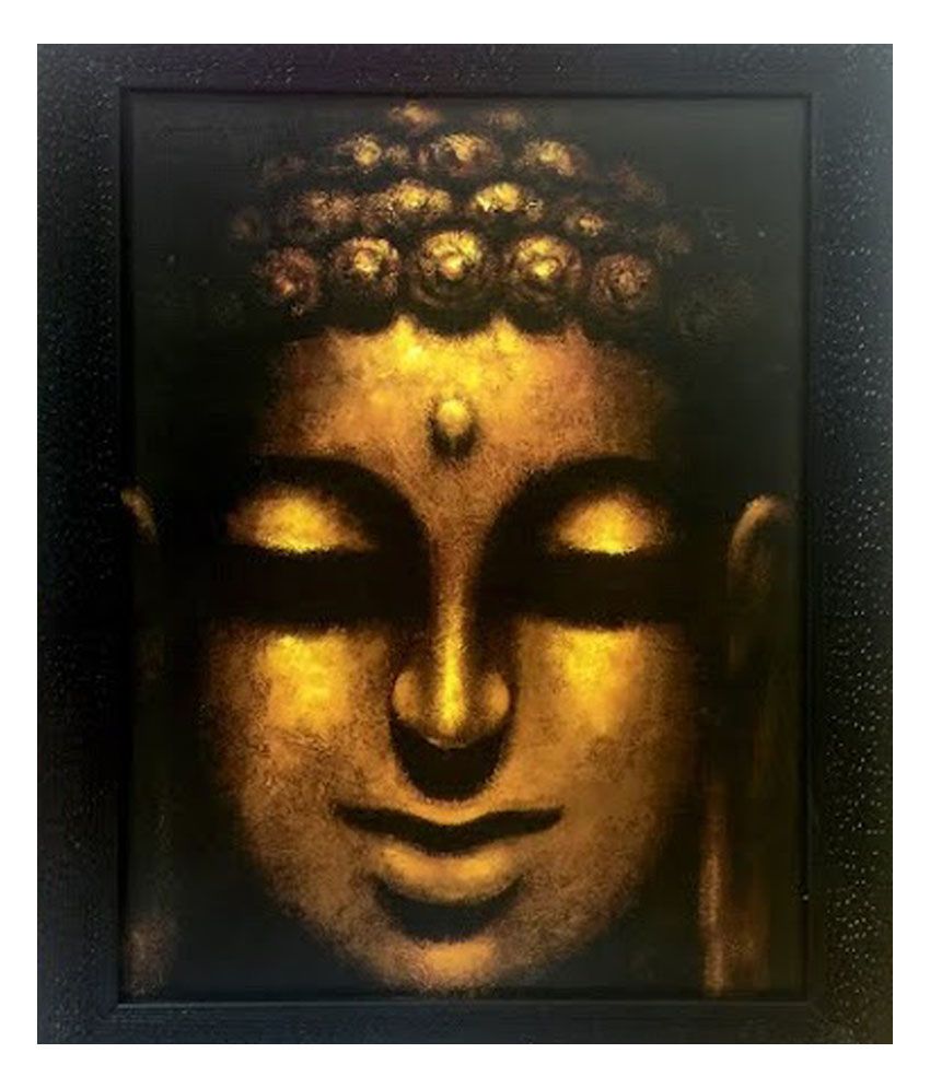 Decorative Arts Buddha Bhagwan Religious Painting: Buy Decorative Arts ...