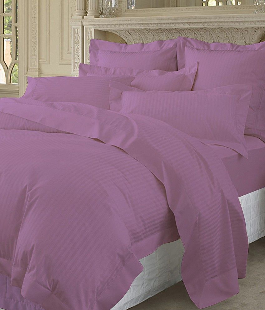 Egyptian Cotton Duvet Cover 200 Thread Count Stripe Single Size Buy