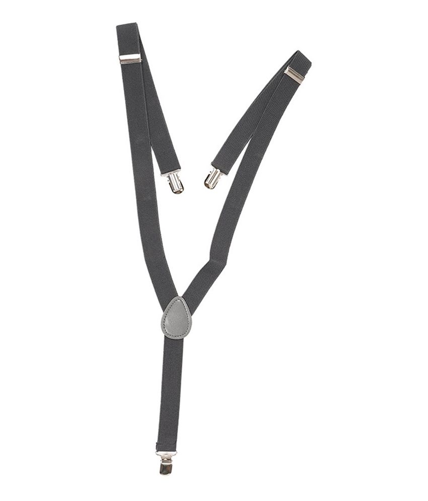 Zanky Plain Dark Grey Suspender Buy Online Rs. Snapdeal