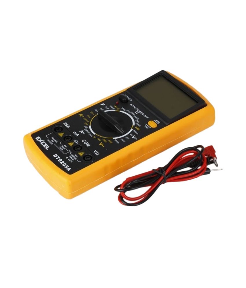 Excel Dt9205a Professional Digital Multi Meter black Buy Excel Dt9205a Professional Digital