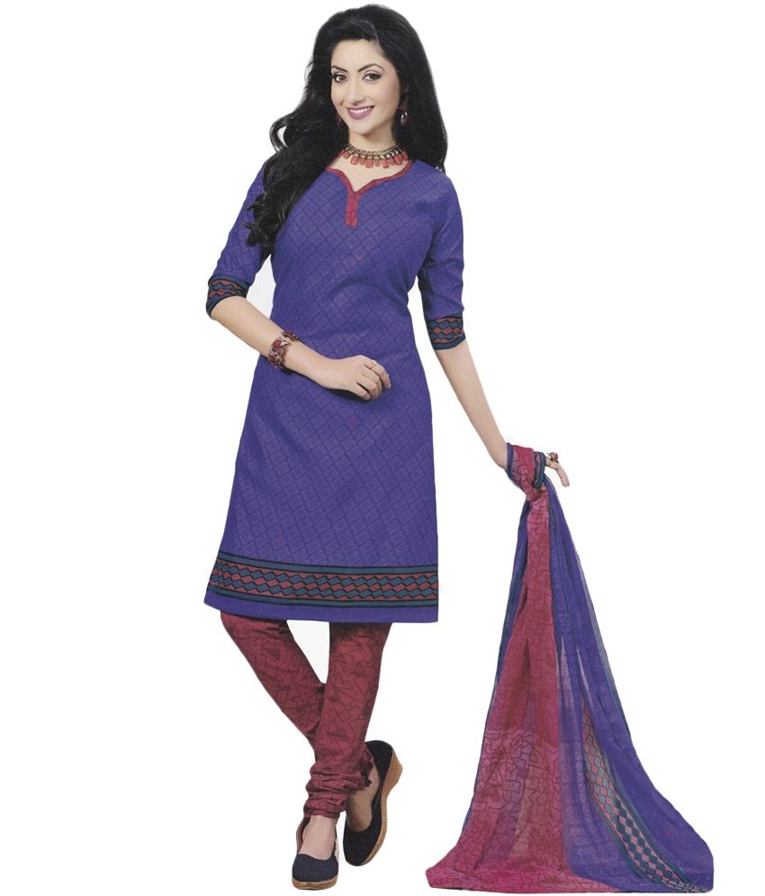 kavyanjali cotton churidar materials