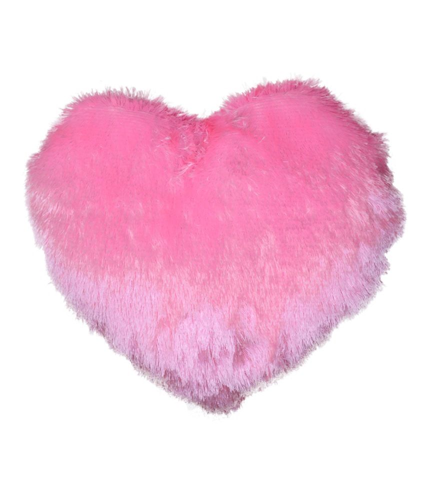 Click Shoppe Valentine Big Pink Heart Cushion (55x55cm): Buy Online at ...