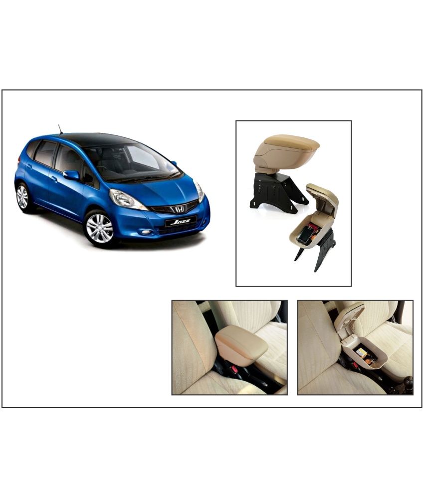 Flomaster Car Arm Rest Console Organiser (beige) Honda Jazz Buy