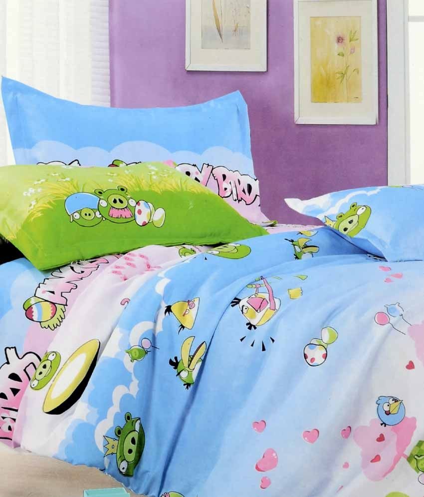 cartoon character bed sheet