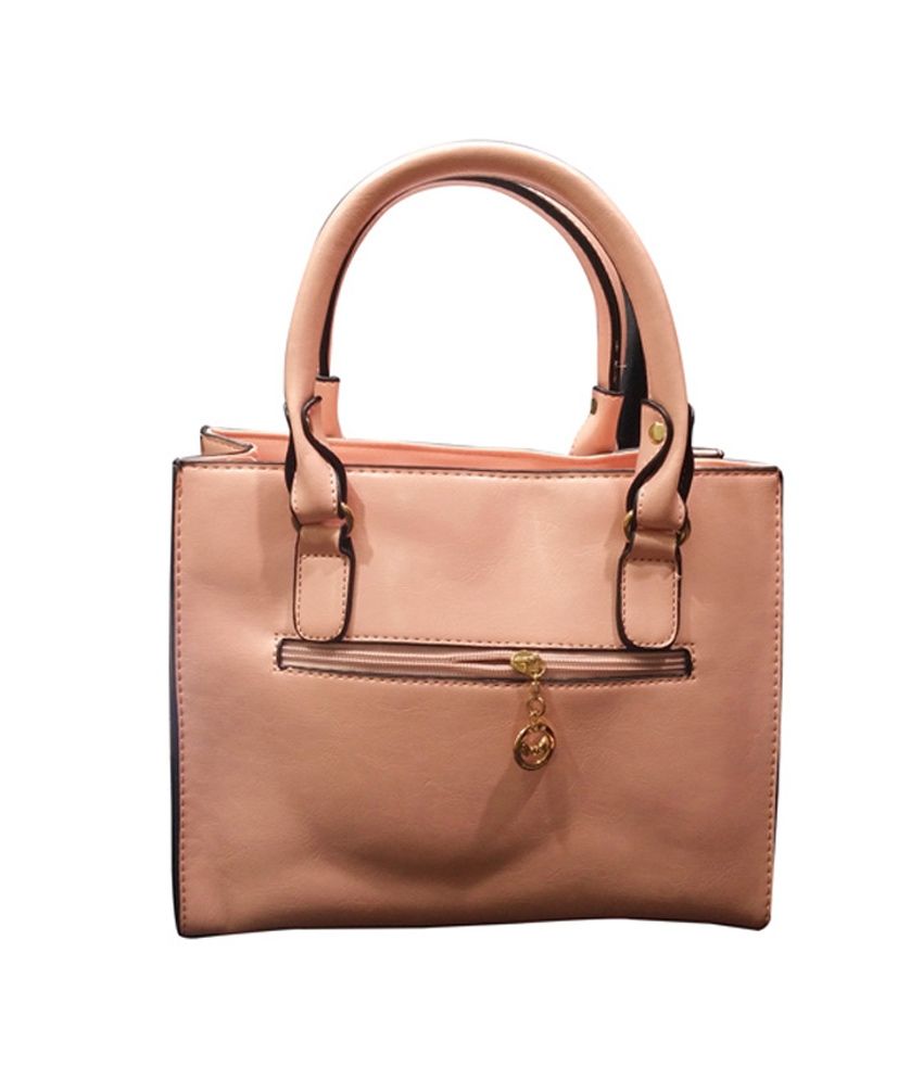 Lineysha Boutique Peach Hand Satchel Bag For Women Buy Lineysha
