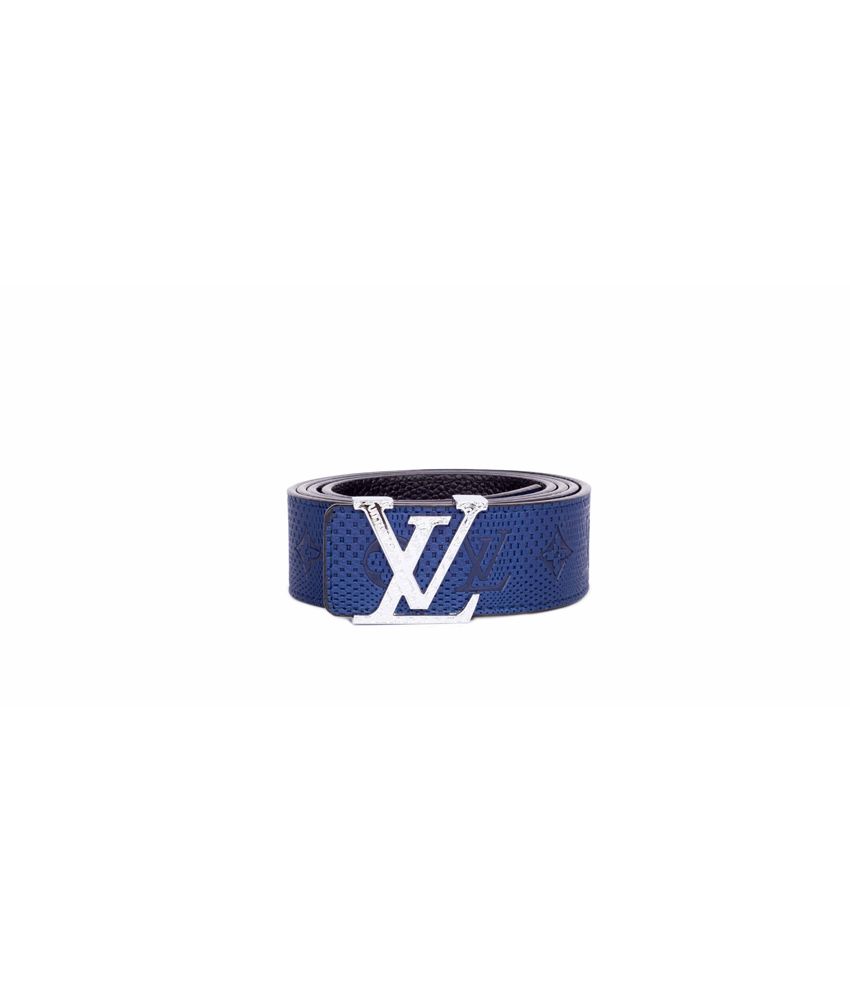 Louis Vuitton Men's Leatherite Stylish Belt In Colour - Buy Louis Men's Leatherite Stylish In Blue Online at Best Prices in India on Snapdeal
