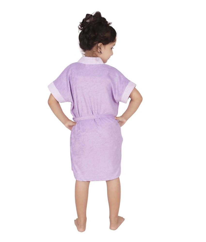 Buy Superior Lavender Kids Bathrobe Online at Best Prices in India ...