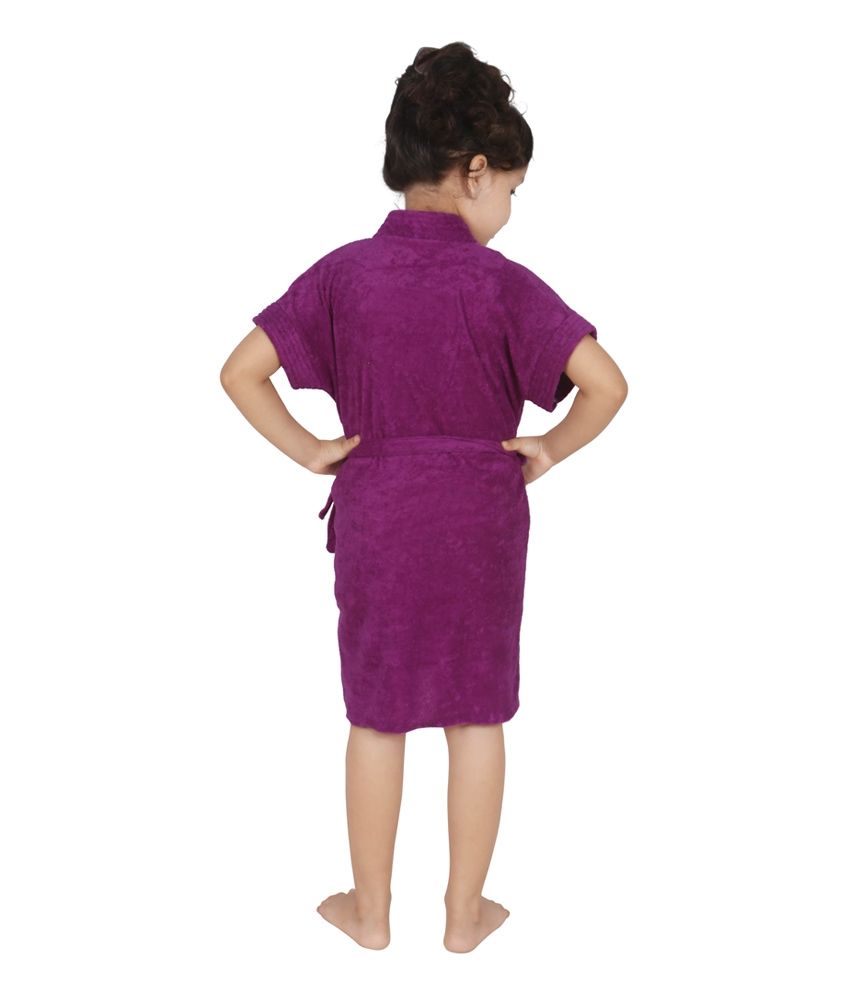 Buy Superior Purple Kids Bathrobe Online at Best Prices in India - Snapdeal