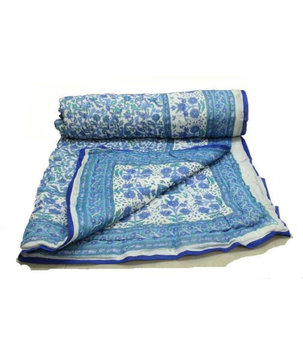 Onlinemaniya Jaipuri Cotton Single Bed Rajai Set Of 2 - Buy ...