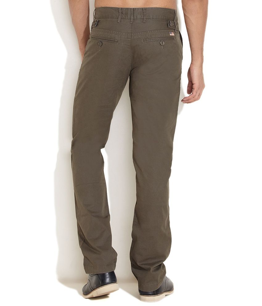 wrangler green pants