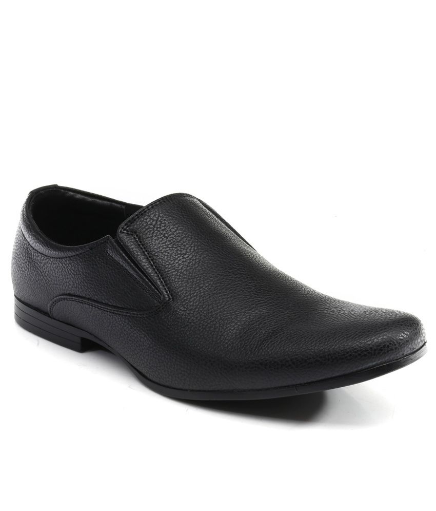 RJ Leather Black Formal Shoes Price in India- Buy RJ Leather Black ...