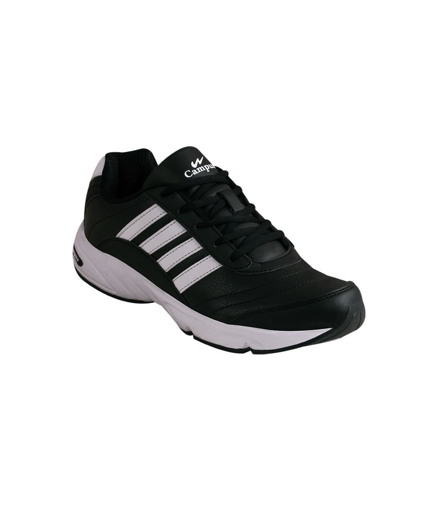Campus Black Sport Shoes - Buy Campus Black Sport Shoes Online at Best ...