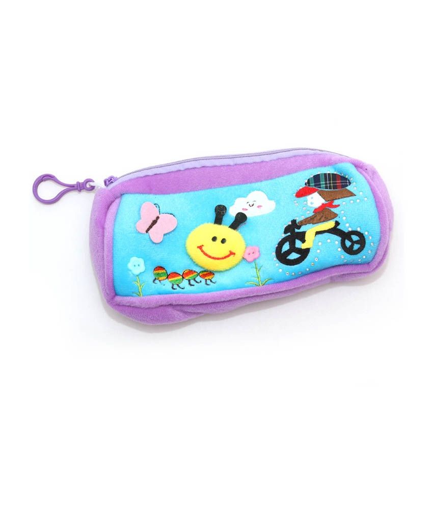 Glitz Baby Rectangle Shape Cartoon Purple Pouch: Buy Online at Best