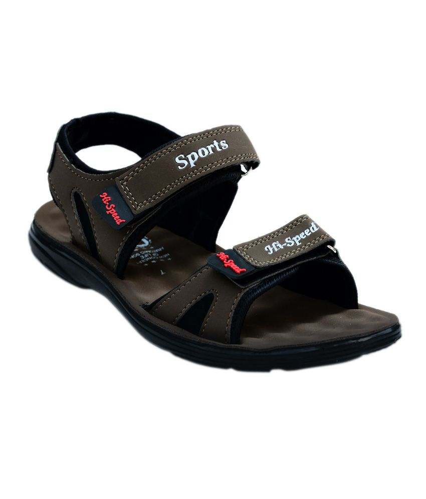 Hispeed Brown Daily Wear Sandals Price in India- Buy Hispeed Brown Daily Wear Sandals Online at 