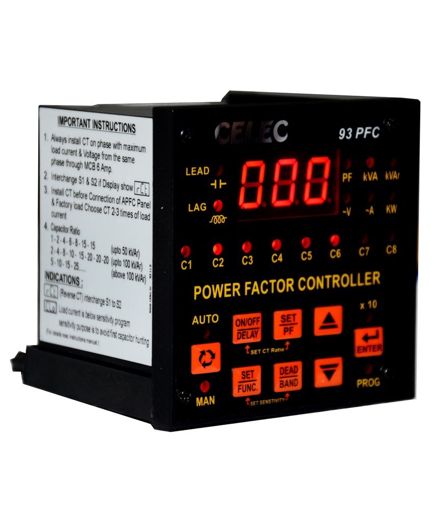 Buy Celec Power Factor Control Relay 93pfc6 Online at Low Price in