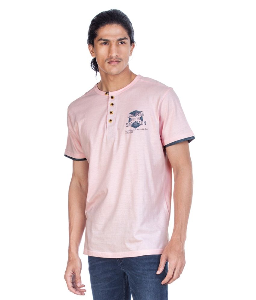 pink cotton t shirt