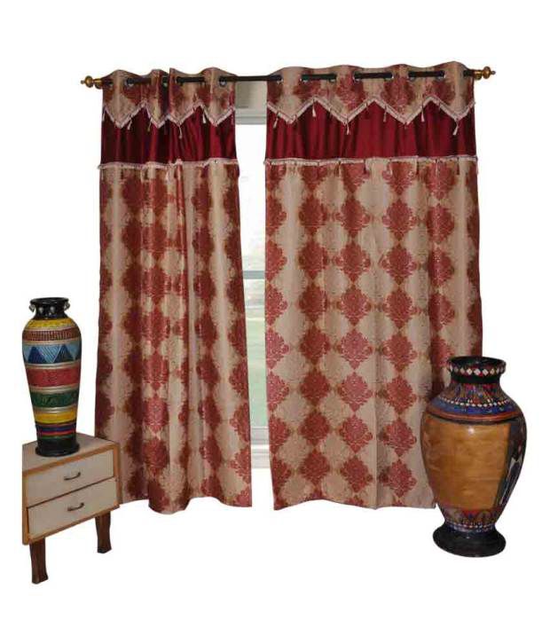 The Fancy Mart Printed Polyester Door & window Curtain ...