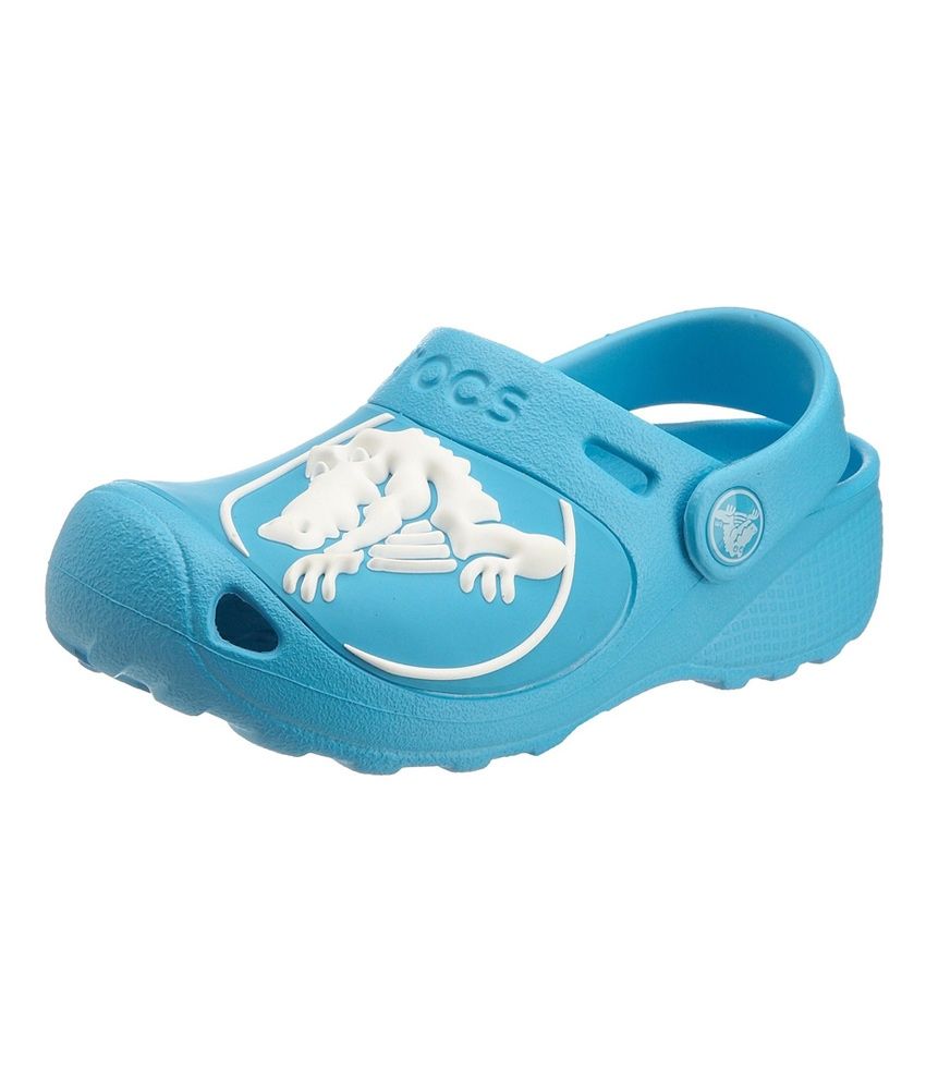 crocs men blue clogs