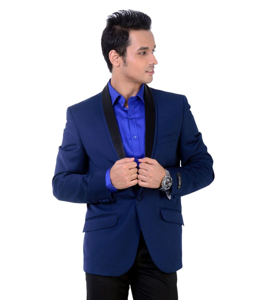 blue formal blazer