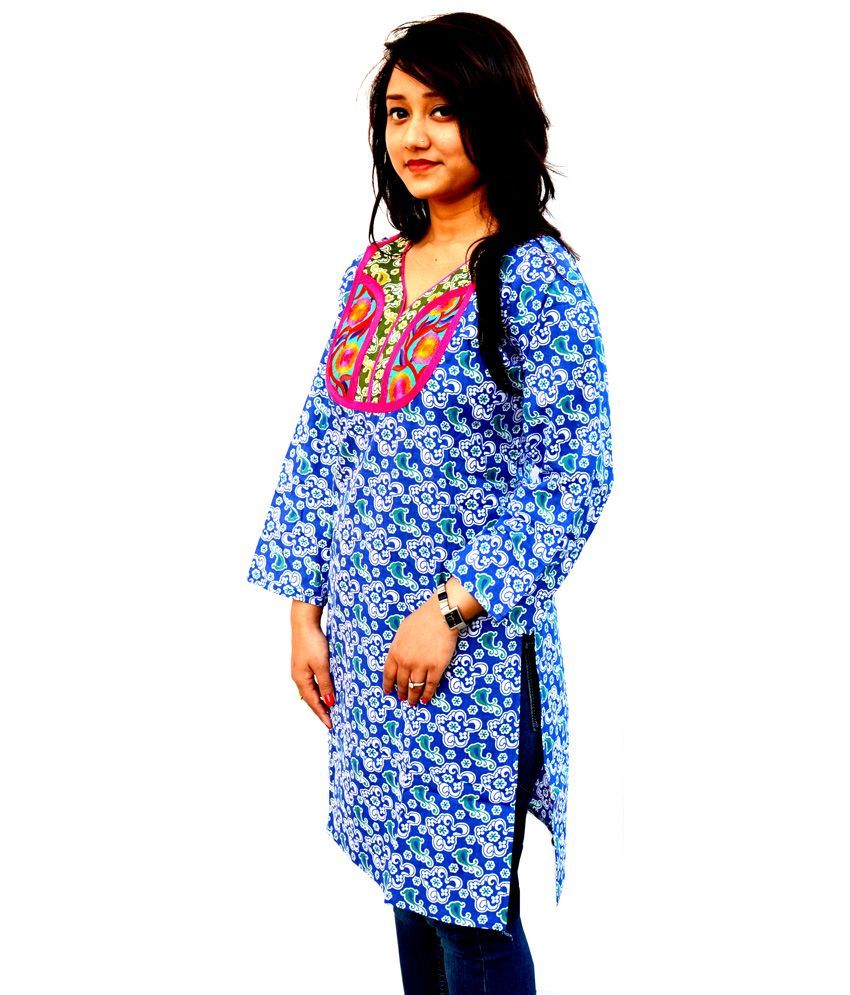 both side cut kurti
