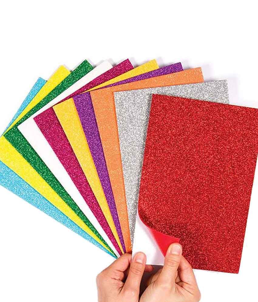 SNB Handmade Materials Of Self Adhesive Eva Glitter  Foam 