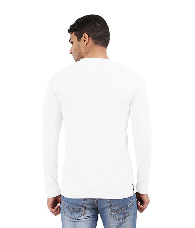 mens long sleeve white henley