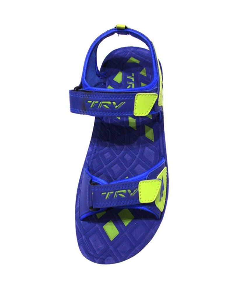 TRV Blue Floater Sandals Buy TRV Blue Floater Sandals Online at Best