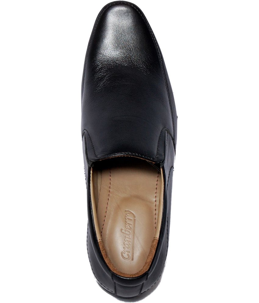 Cranberry Black Formal Shoes Price in India- Buy Cranberry Black Formal ...